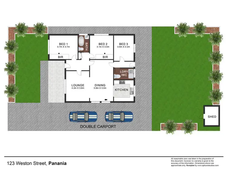 Floorplan of Homely house listing, 123 Weston Street, Panania NSW 2213