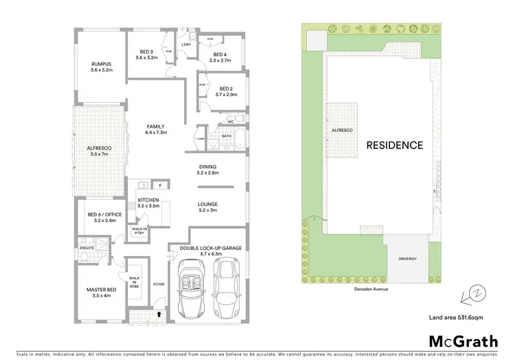 Floorplan of Homely house listing, 36 Deneden Avenue, Kellyville Ridge NSW 2155