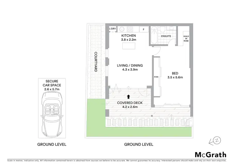 Floorplan of Homely apartment listing, 3/173 Avoca Street, Randwick NSW 2031