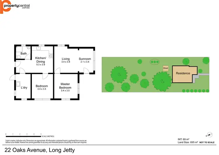 Floorplan of Homely house listing, 22 Oaks Avenue, Long Jetty NSW 2261