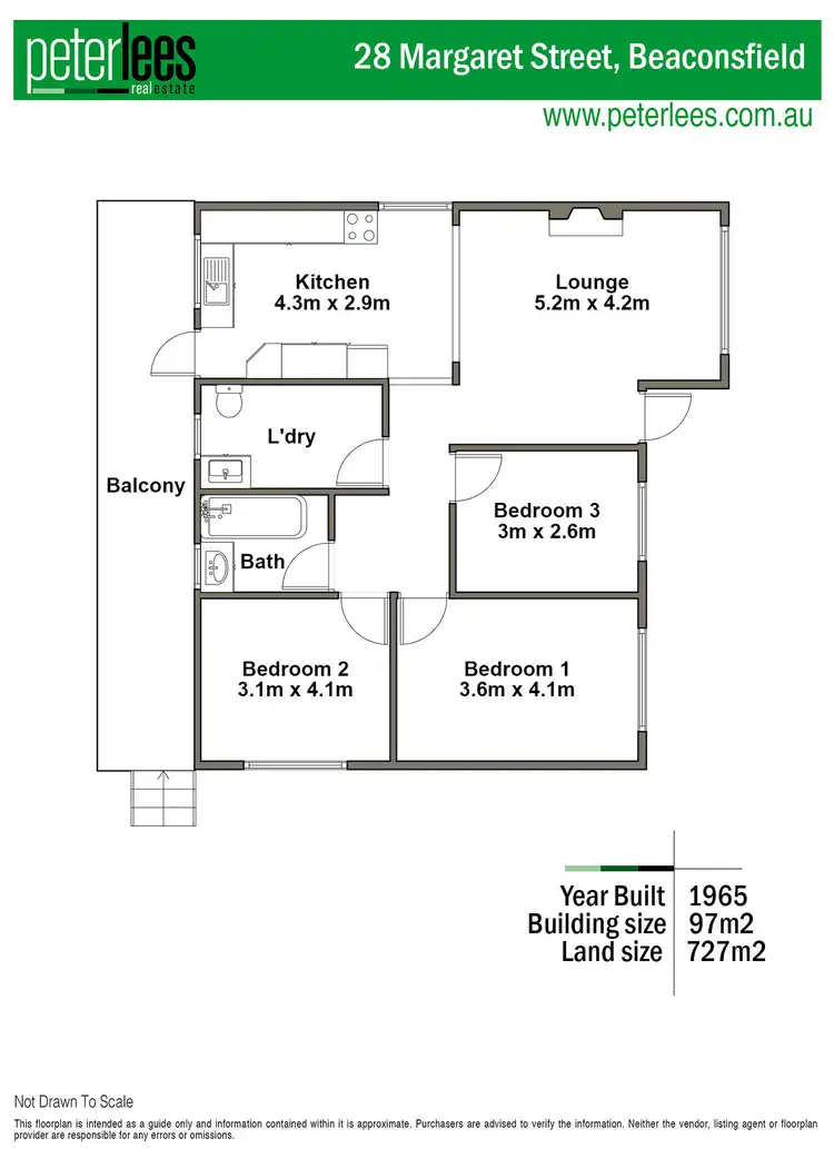 Floorplan of Homely house listing, 28 Margaret Street, Beaconsfield TAS 7270