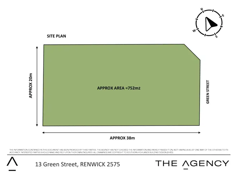 Floorplan of Homely land listing, 13 Green Street, Renwick NSW 2575
