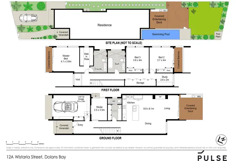 Floorplan of Homely semi-detached listing, 12a Wistaria Street, Dolans Bay NSW 2229