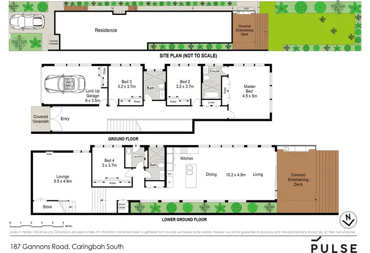 Floorplan of Homely semi-detached listing, 187B Gannons Road, Caringbah South NSW 2229