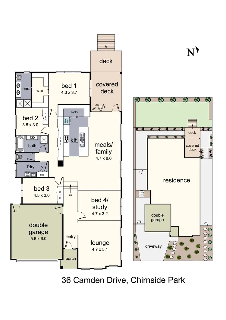 Floorplan of Homely house listing, 36 Camden Drive, Chirnside Park VIC 3116