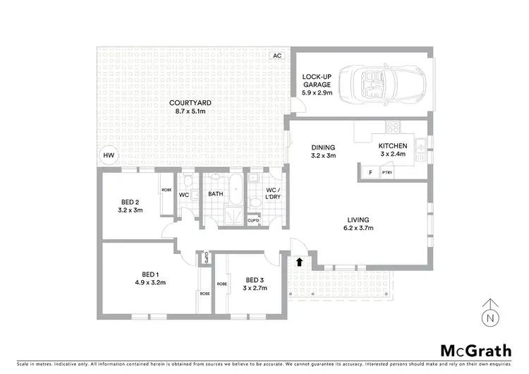 Floorplan of Homely villa listing, 6H/17-25 William Street, Botany NSW 2019