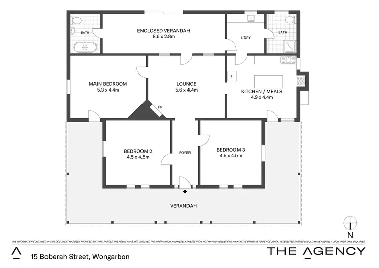 Floorplan of Homely house listing, 15 Boberah Street, Wongarbon NSW 2831