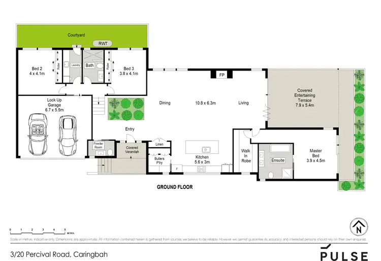 Floorplan of Homely villa listing, 3/20 Percival Road, Caringbah South NSW 2229