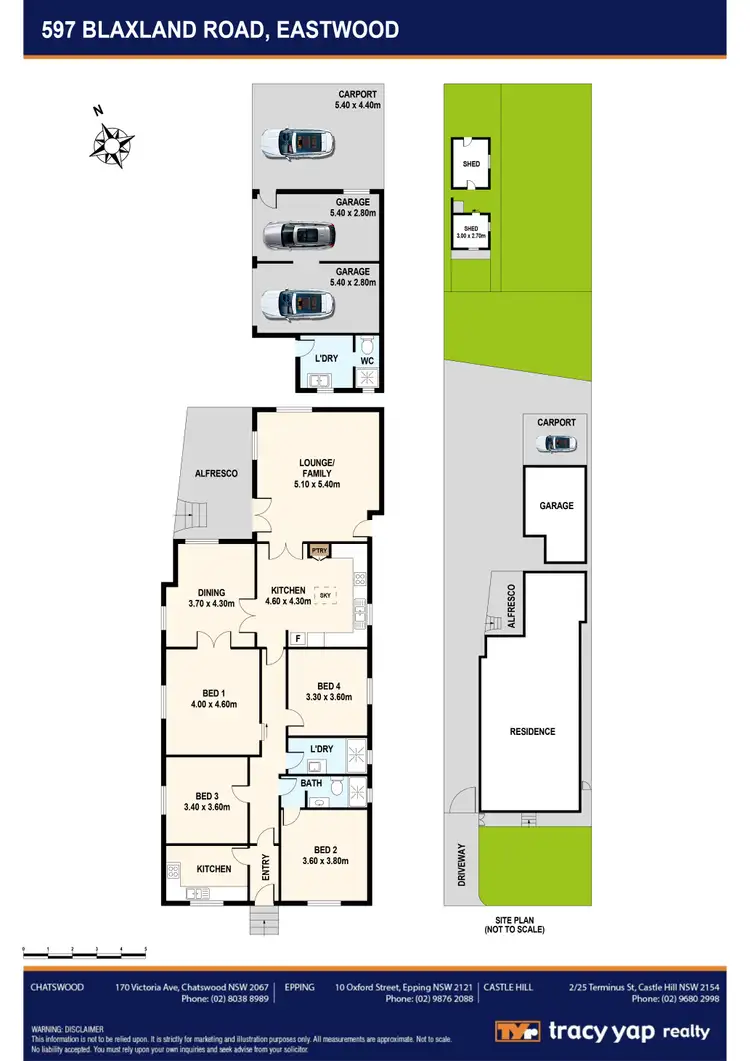 Floorplan of Homely house listing, 597 Blaxland Road, Eastwood NSW 2122