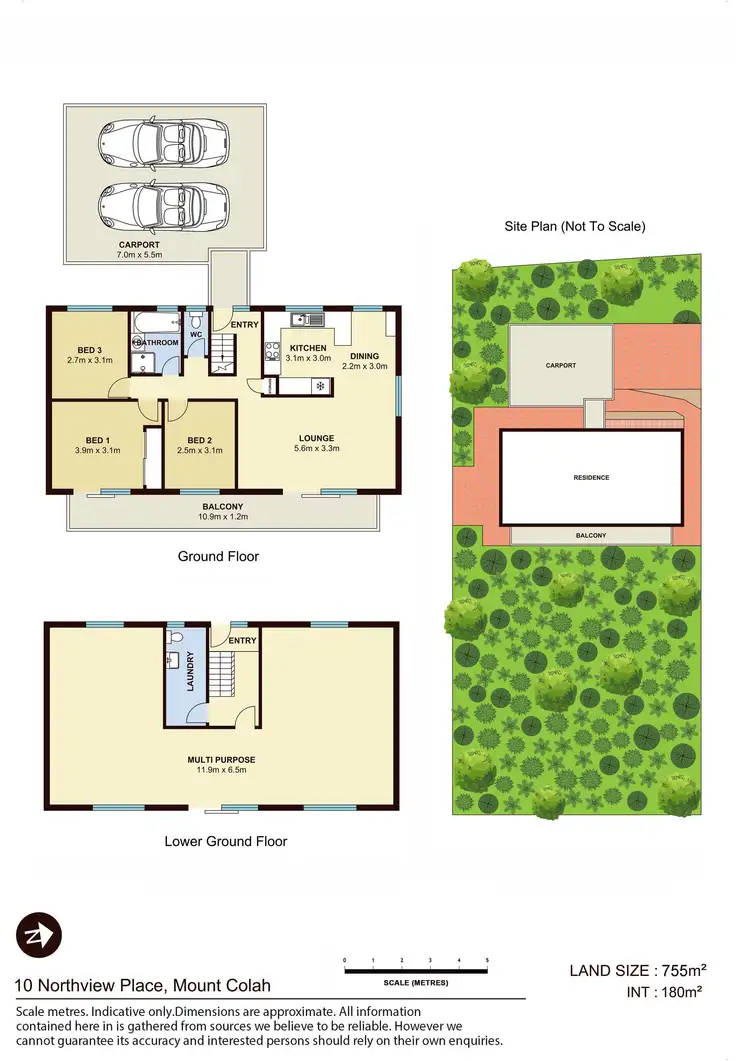 Floorplan of Homely house listing, 10 Northview Place, Mount Colah NSW 2079