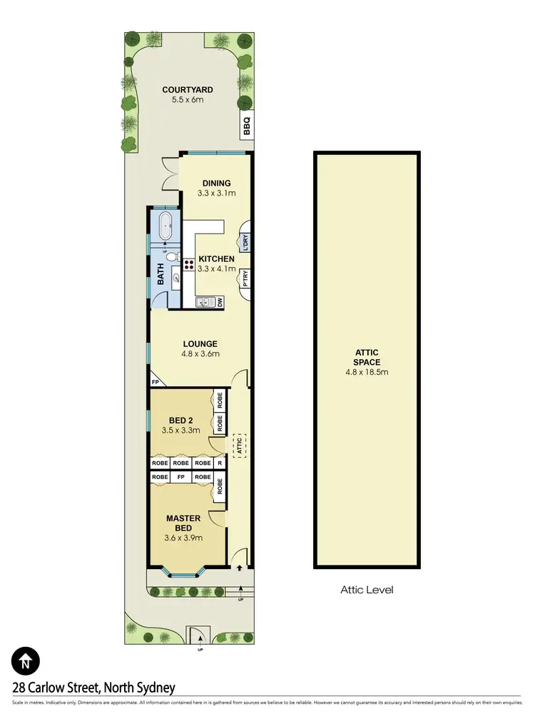 Floorplan of Homely house listing, 28 Carlow Street, North Sydney NSW 2060