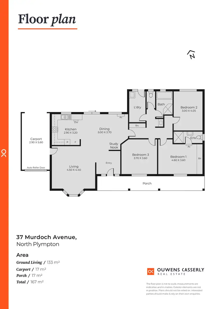Floorplan of Homely house listing, 37 Murdoch Avenue, North Plympton SA 5037