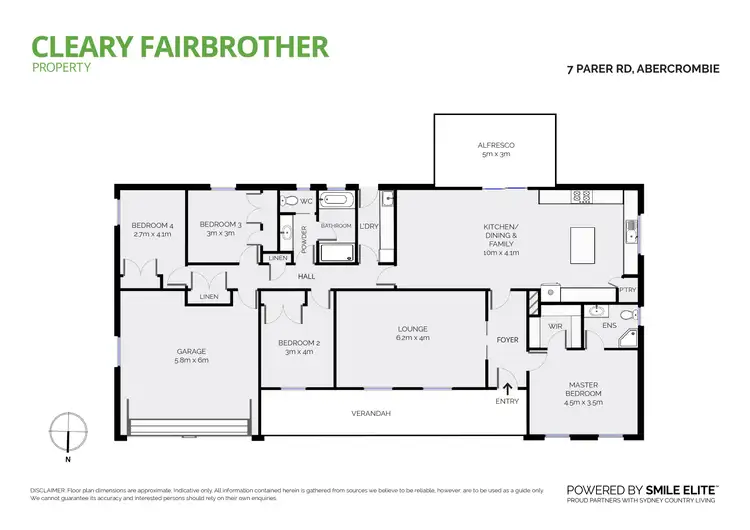 Floorplan of Homely house listing, 7 Parer Road, Abercrombie NSW 2795