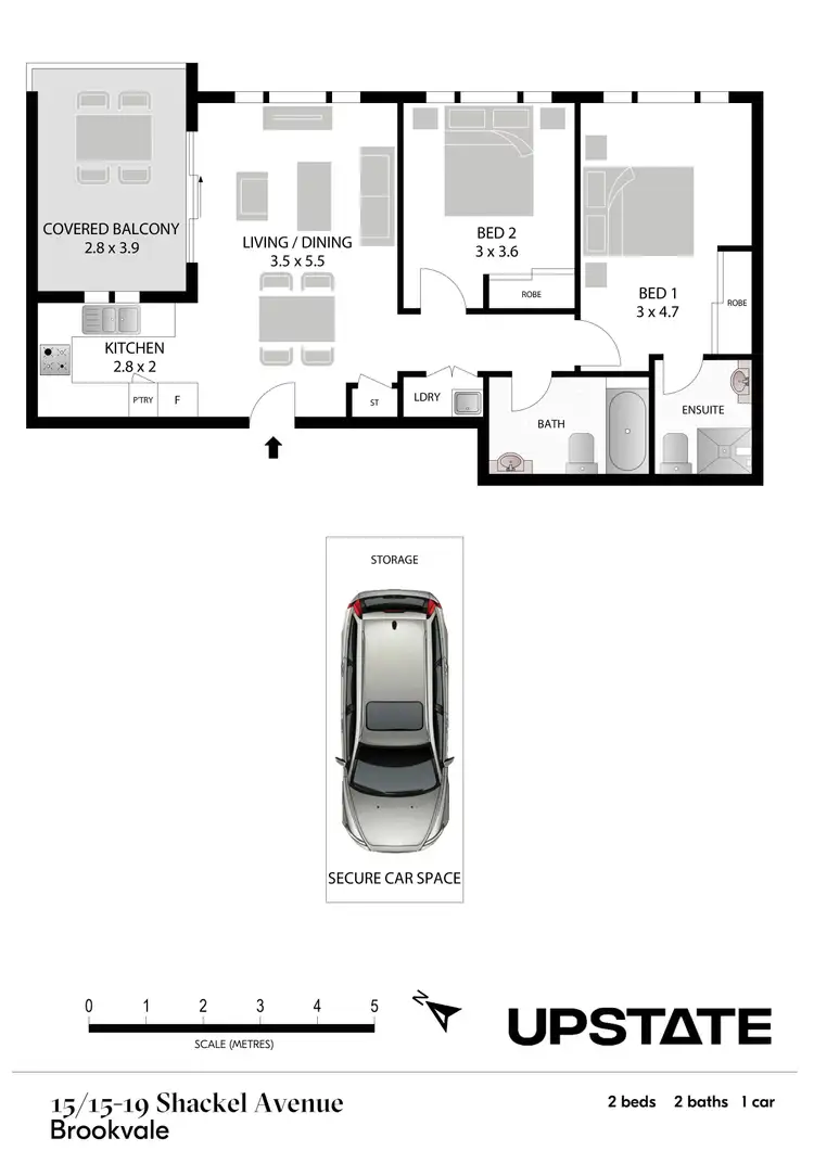 Floorplan of Homely apartment listing, 15/15-19 Shackel Avenue, Brookvale NSW 2100