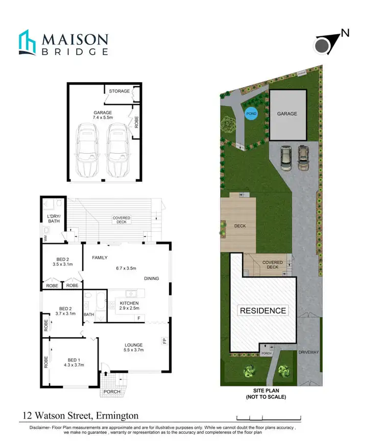 Floorplan of Homely house listing, 12 Watson Street, Ermington NSW 2115