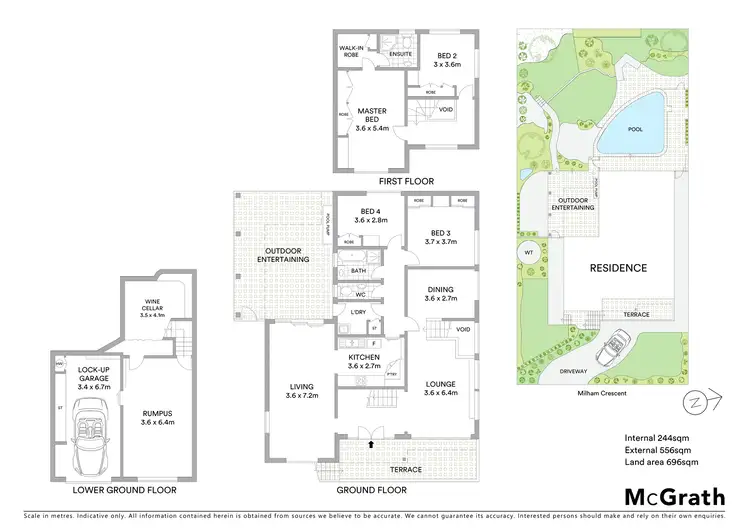 Floorplan of Homely house listing, 5 Milham Crescent, Forestville NSW 2087