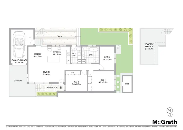 Floorplan of Homely villa listing, 4/38 Bath Street, Monterey NSW 2217