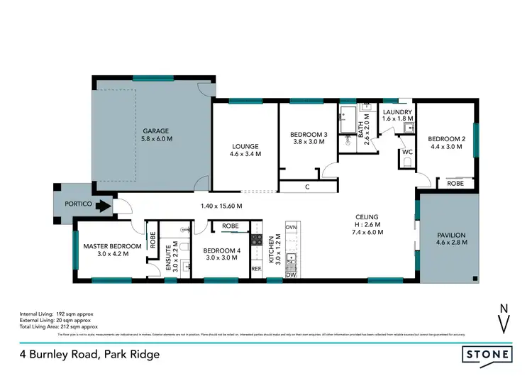Floorplan of Homely house listing, 4 Burnley Road, Park Ridge QLD 4125