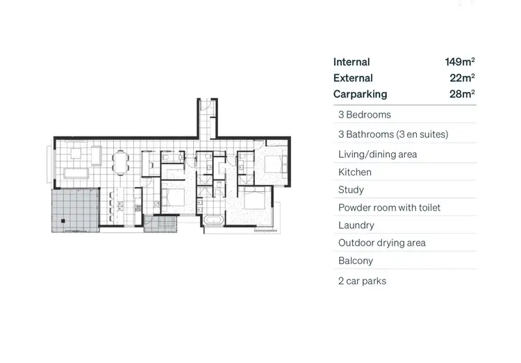 Floorplan of Homely apartment listing, 202/26-28 McIlwraith Street, Moffat Beach QLD 4551