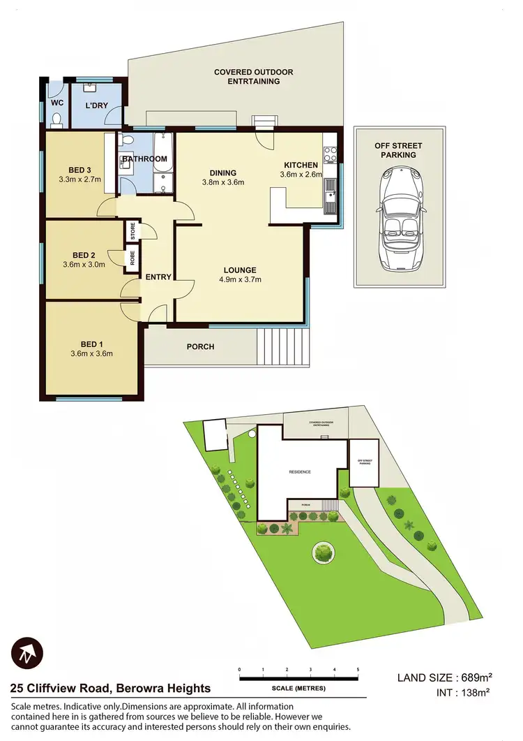Floorplan of Homely house listing, 25 Cliffview Road, Berowra Heights NSW 2082