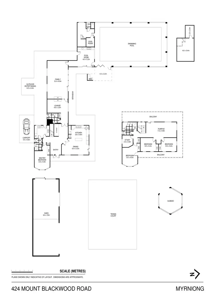 Floorplan of Homely house listing, 424 Mt Blackwood Road, Myrniong VIC 3341