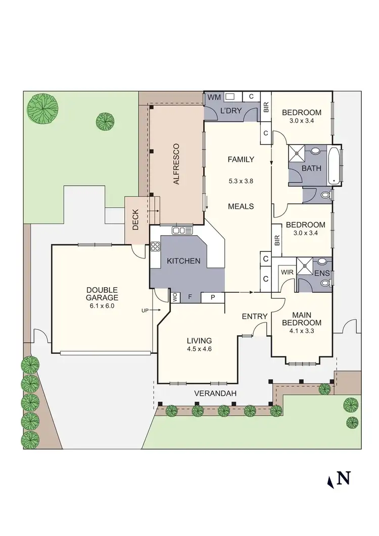 Floorplan of Homely house listing, 90 Sunnyside Crescent, Wattle Glen VIC 3096