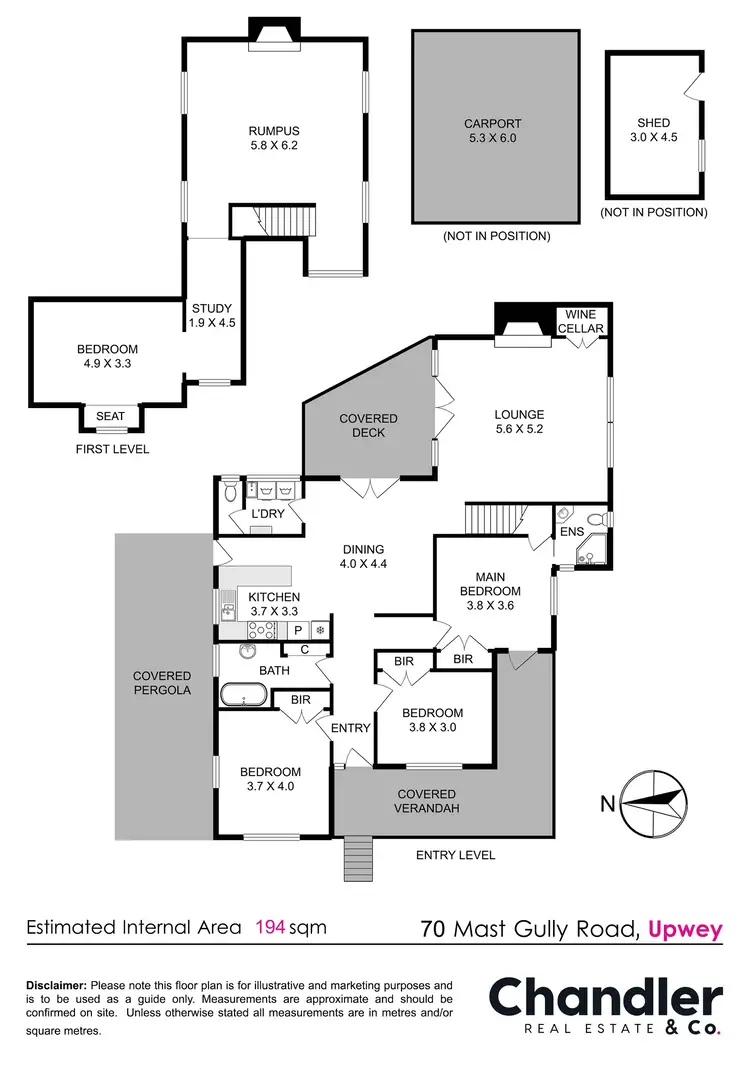 Floorplan of Homely house listing, 70 Mast Gully Road, Upwey VIC 3158