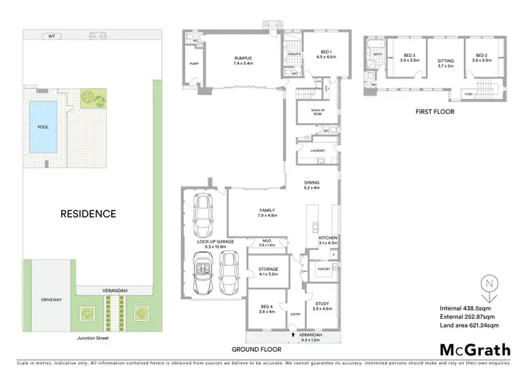Floorplan of Homely house listing, 35 Junction Street, Newington VIC 3350