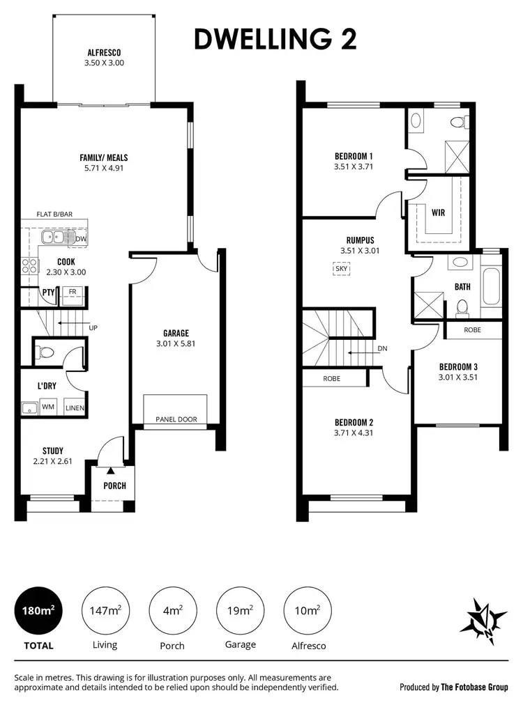 Floorplan of Homely townhouse listing, D3, 25 Clairville Road, Campbelltown SA 5074