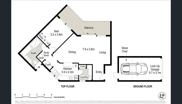 Floorplan of Homely apartment listing, 11/16-18 Elizabeth Place, Cronulla NSW 2230