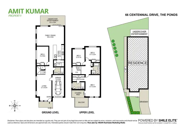 Floorplan of Homely house listing, 66 Centennial Drive, The Ponds NSW 2769