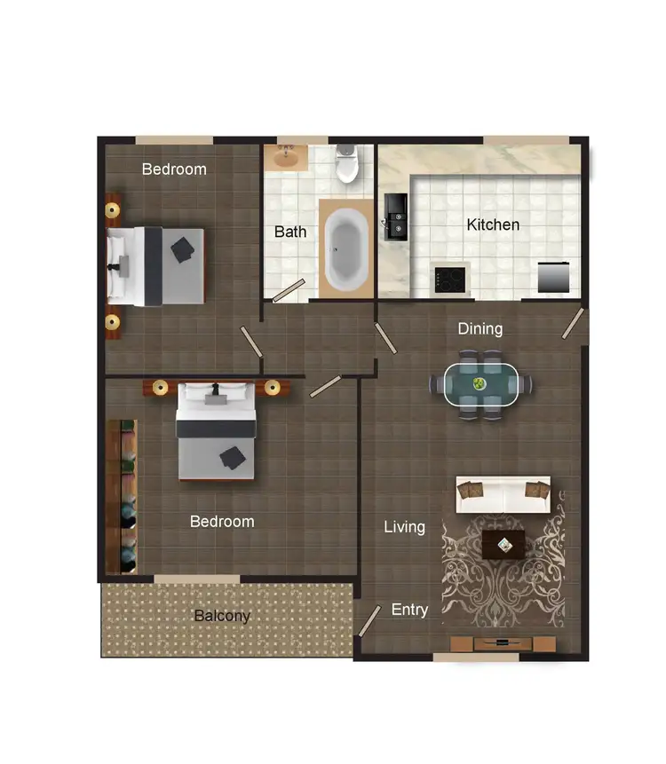 Floorplan of Homely unit listing, 9/2 Velacia Place, Queanbeyan NSW 2620