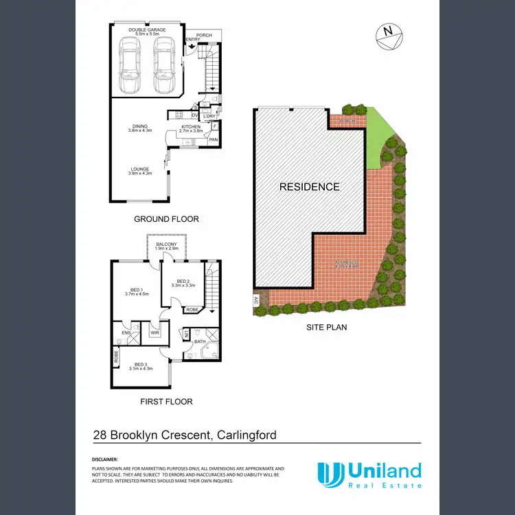 Floorplan of Homely house listing, 28 Brooklyn Crescent, Carlingford NSW 2118