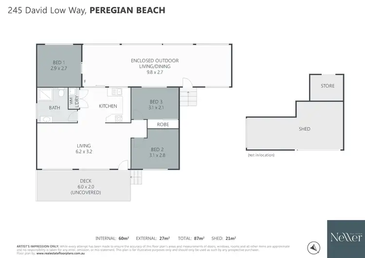 Floorplan of Homely house listing, 245 David Low Way, Peregian Beach QLD 4573