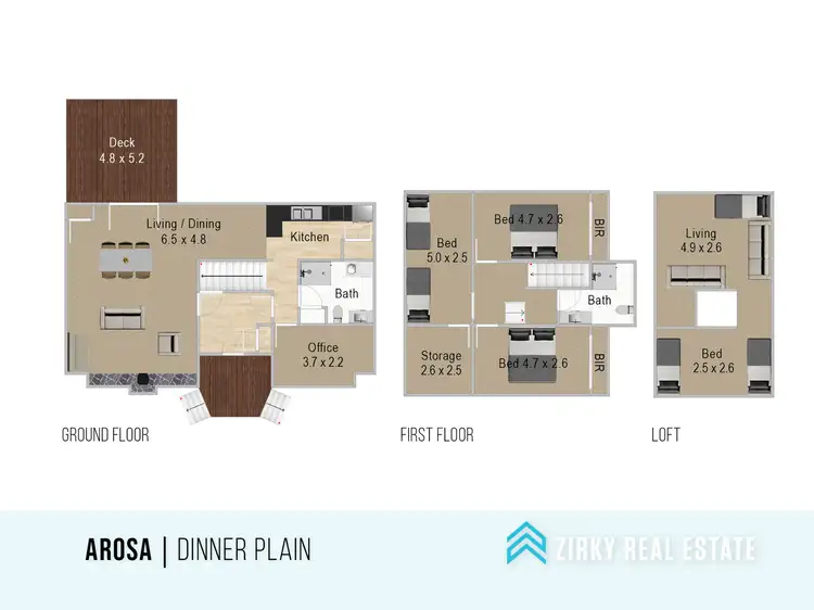 Floorplan of Homely house listing, 1 Drybone Lane, Dinner Plain VIC 3898