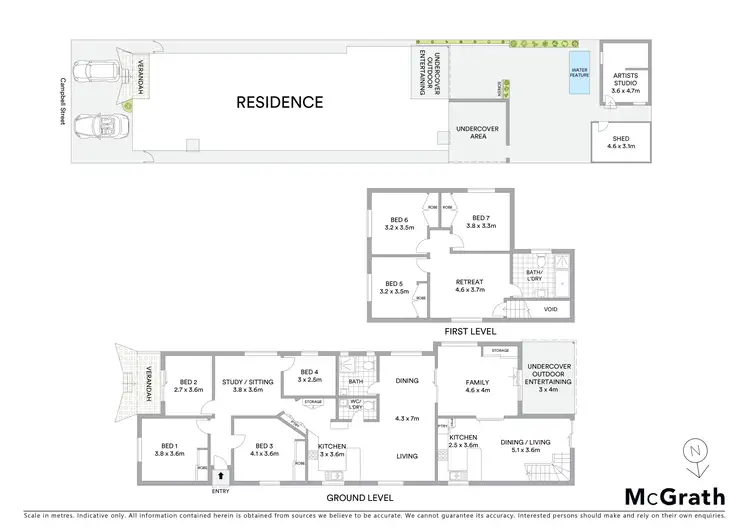 Floorplan of Homely house listing, 13 Campbell Street, Ramsgate NSW 2217