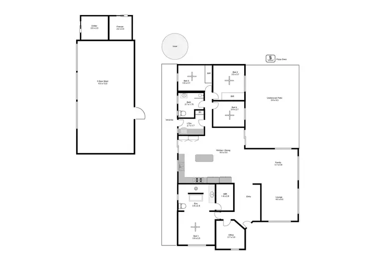 Floorplan of Homely house listing, 20 Walter Street, Port Lincoln SA 5606