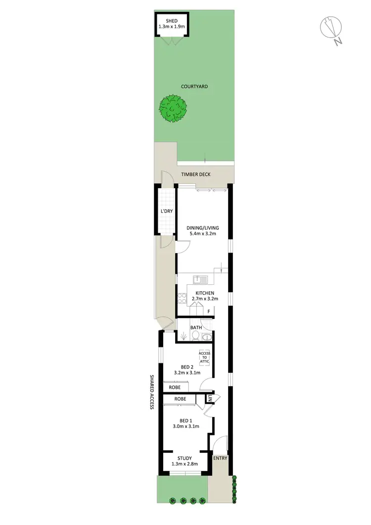 Floorplan of Homely house listing, 12 Fanning Street, Tempe NSW 2044