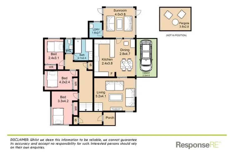 Floorplan of Homely house listing, 12 Glencoe Avenue, Werrington County NSW 2747
