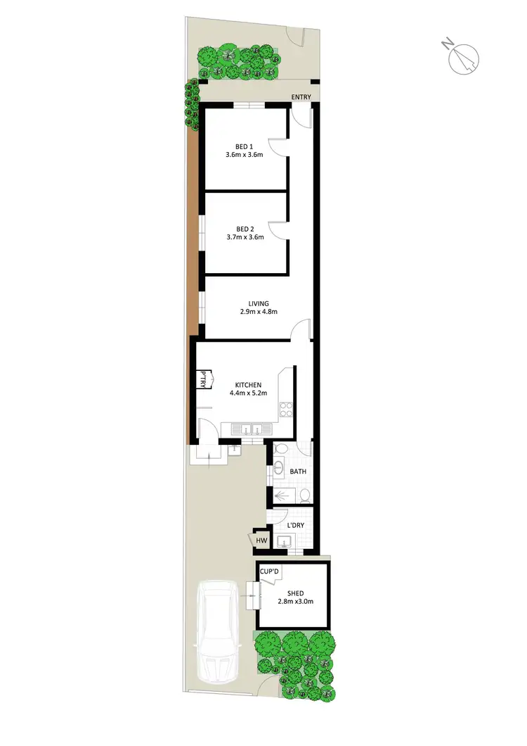 Floorplan of Homely house listing, 10 Union Street, Tempe NSW 2044