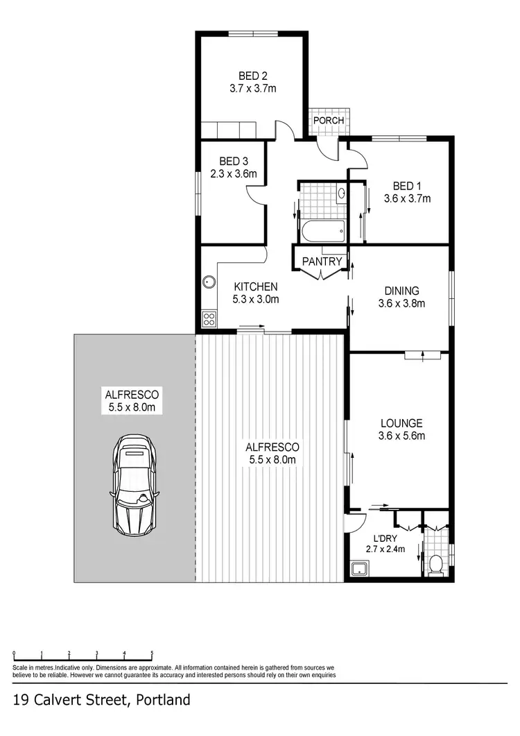 Floorplan of Homely house listing, 19 Calvert Street, Portland VIC 3305