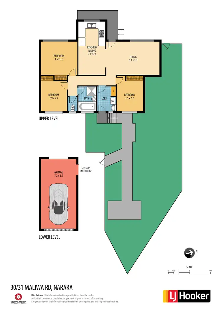 Floorplan of Homely villa listing, 30/31 Maliwa Road, Narara NSW 2250