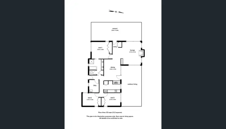 Floorplan of Homely house listing, 61 View Road, The Patch VIC 3792