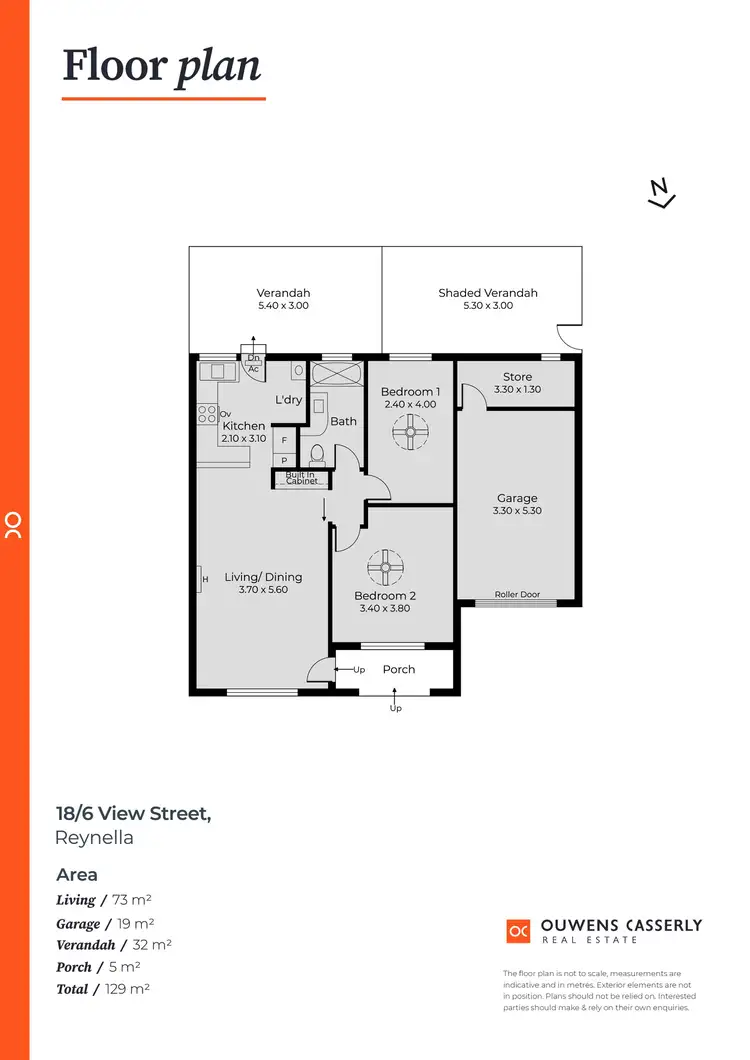 Floorplan of Homely unit listing, 18/6 View Street, Reynella SA 5161