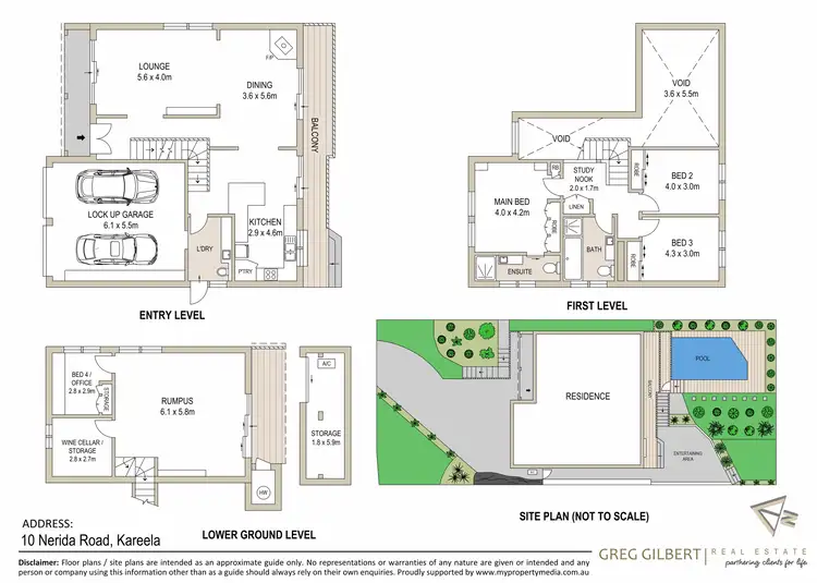 Floorplan of Homely house listing, 10 Nerida Road, Kareela NSW 2232