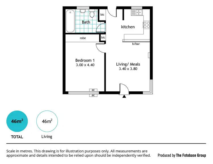 Floorplan of Homely unit listing, 4/495 Cross Road, South Plympton SA 5038