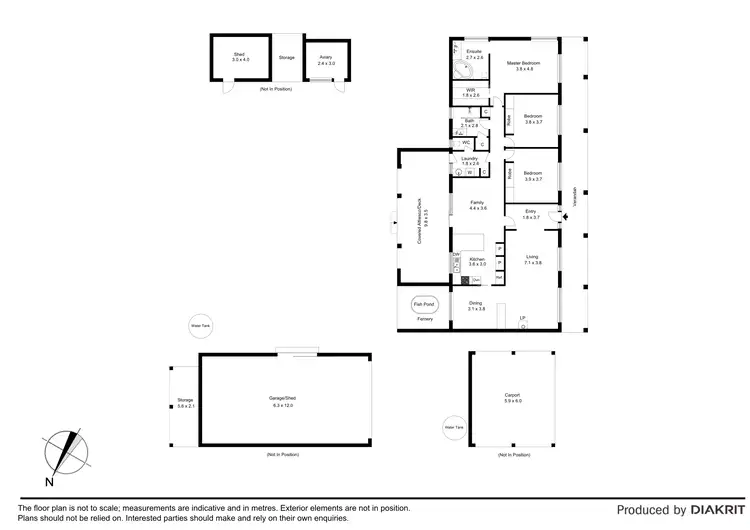 Floorplan of Homely house listing, 45 Hamilton Street, Crib Point VIC 3919