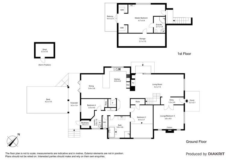 Floorplan of Homely house listing, 41 Milne Street, Crib Point VIC 3919