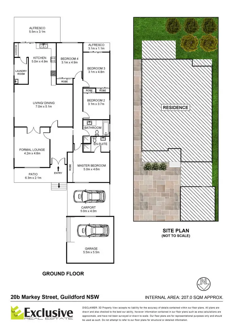 Floorplan of Homely house listing, 20B Markey Street, Guildford NSW 2161