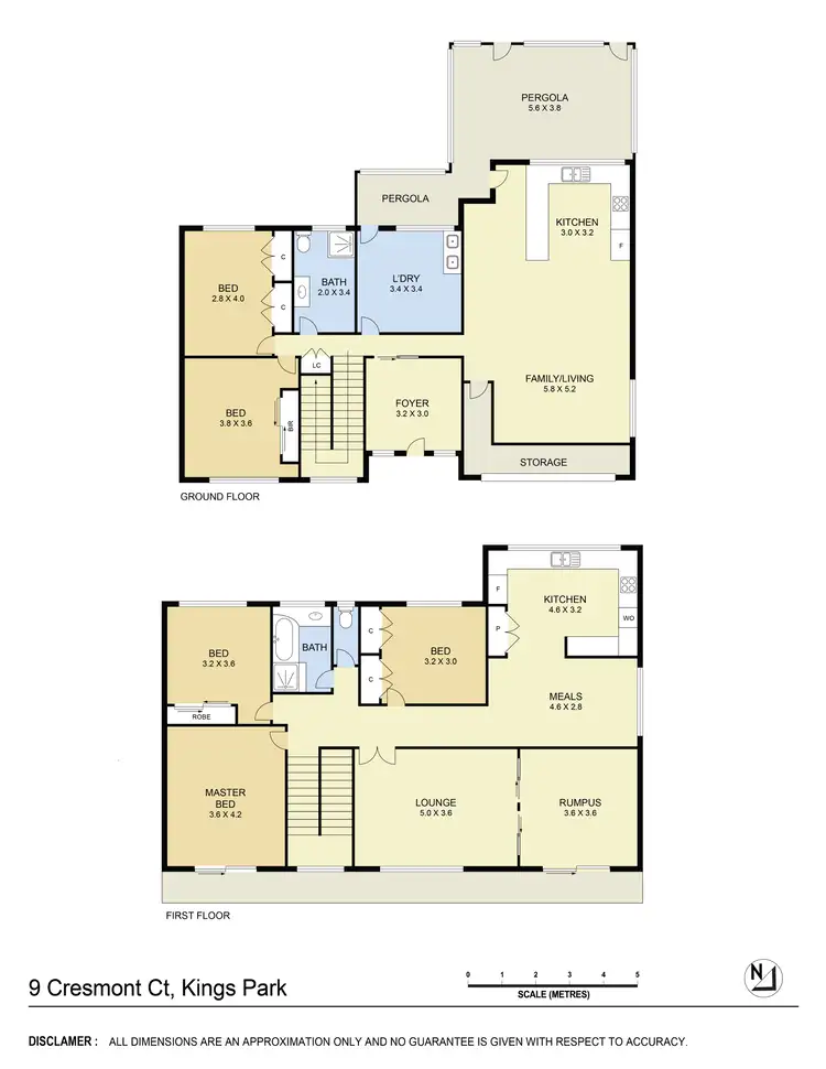 Floorplan of Homely house listing, 9 Cresmont Court, Kings Park VIC 3021